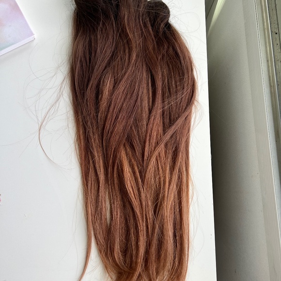 Bellami Almond brown hair extensions